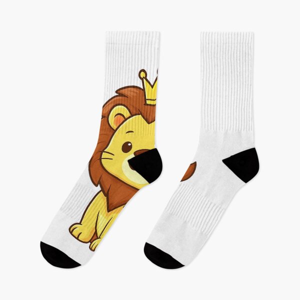 Item preview, Cute Lion King with Golden Crown designed and sold by KPArtzaaany.