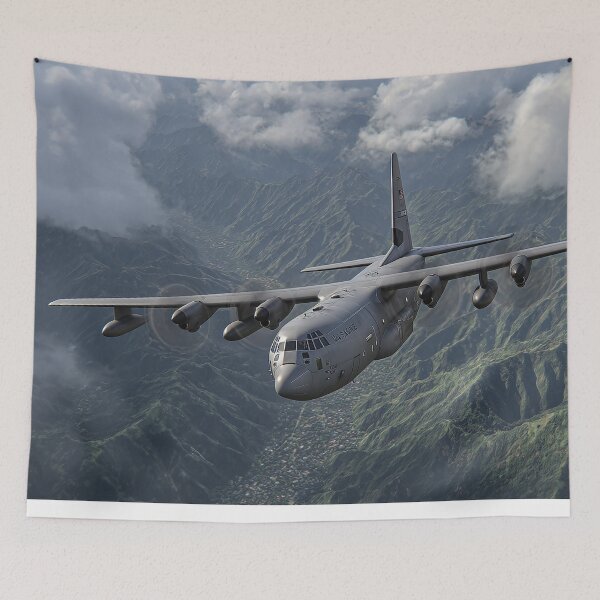 Item preview, AC-130J Ghostrider Turning Through Sky designed and sold by Skyframe Aviation.