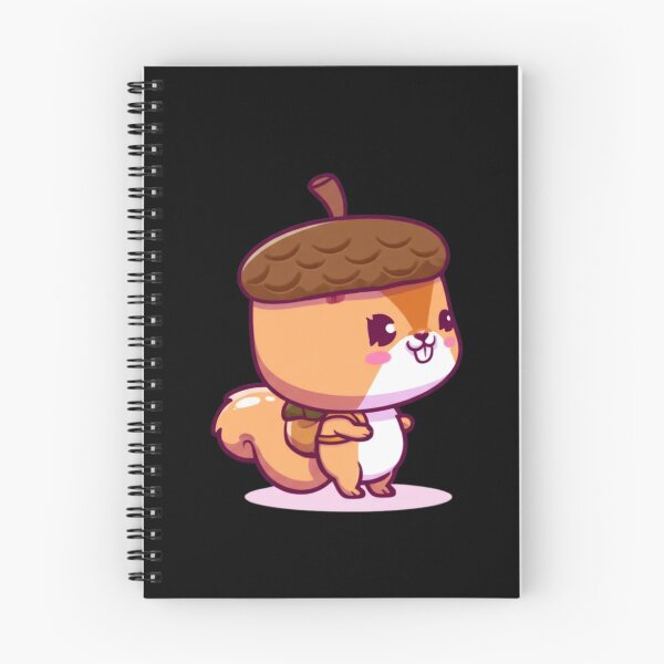 Item preview, Chibi Squirrel with Acorn Backpack – Cute Kawaii Animal Illustration designed and sold by ColorSplash123.