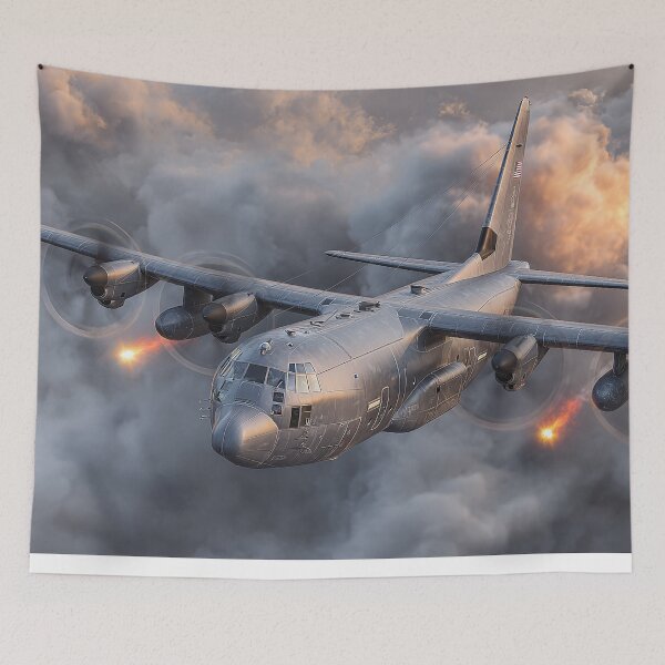 Item preview, AC-130J Ghostrider in Arctic Conditions designed and sold by Skyframe Aviation.