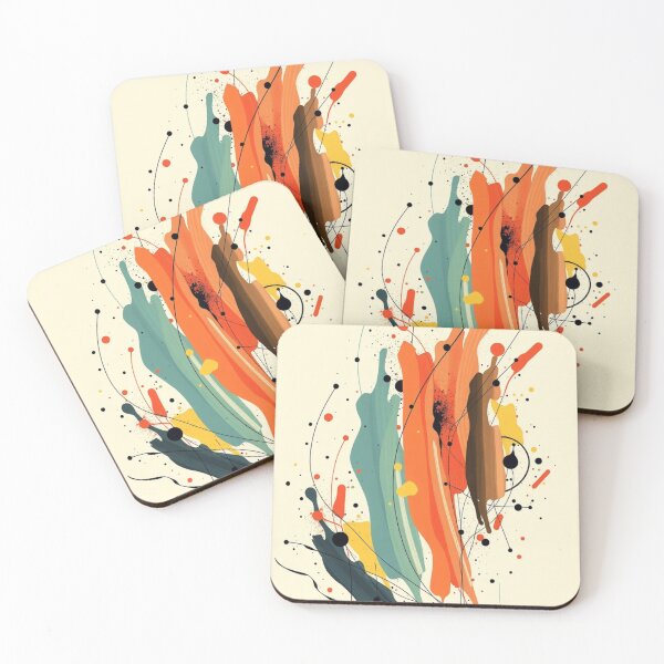 Item preview, Vibrant Abstract Paint Splash | Colorful Modern Shower Curtain & Blanket designed and sold by Tiwtiws.