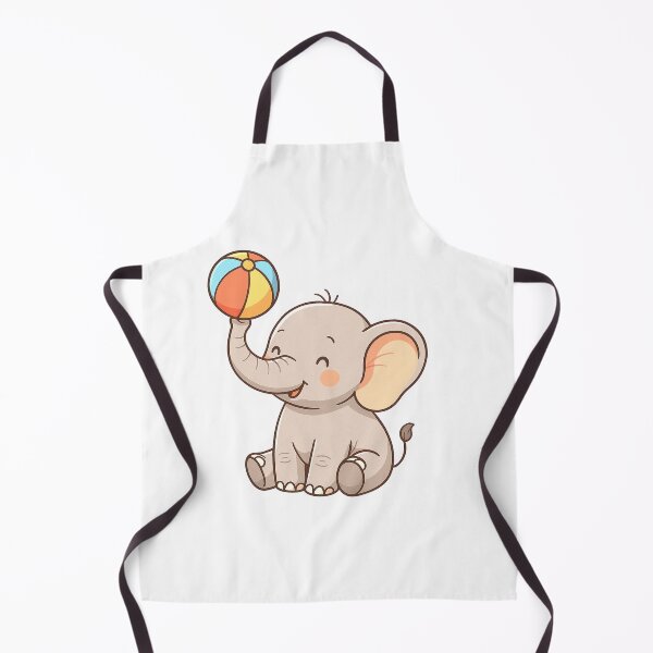 Item preview, Cute Baby Elephant Playing with Ball designed and sold by KPArtzaaany.