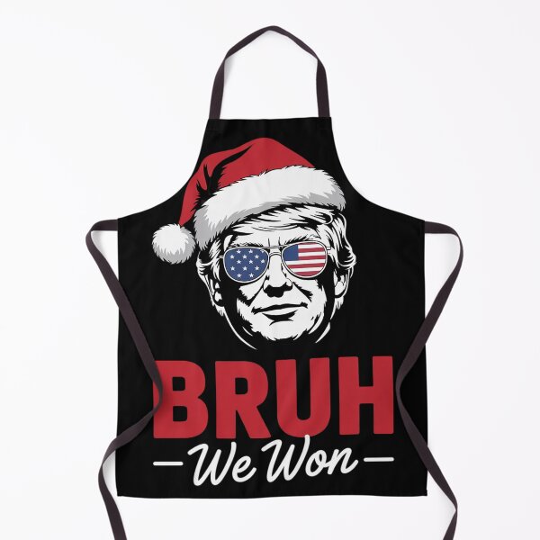 Item preview, Bruh We Won Christmas Santa Hat Trump 47 USA President designed and sold by Charidana.