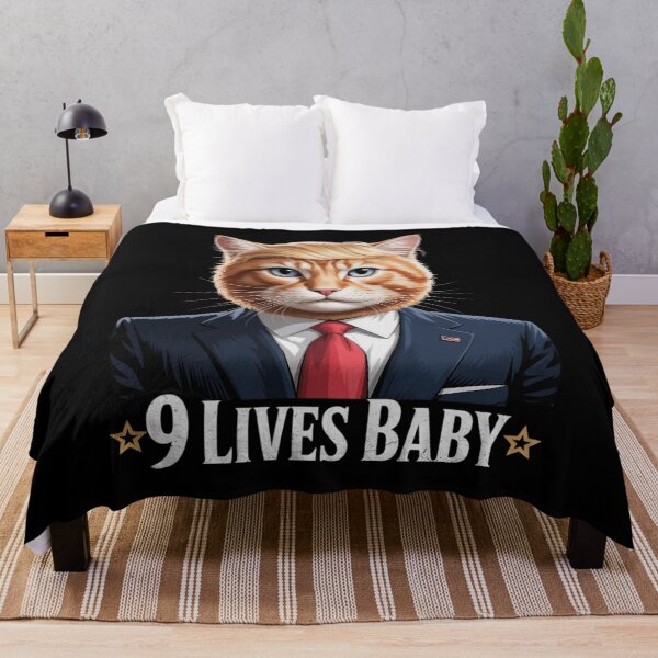 Item preview, Cat Trump 9 Lives Baby  designed and sold by Charidana.