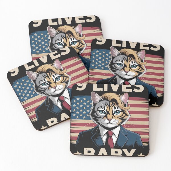 Item preview, Cat Trump 9 Lives Baby Trump Cat  designed and sold by Charidana.