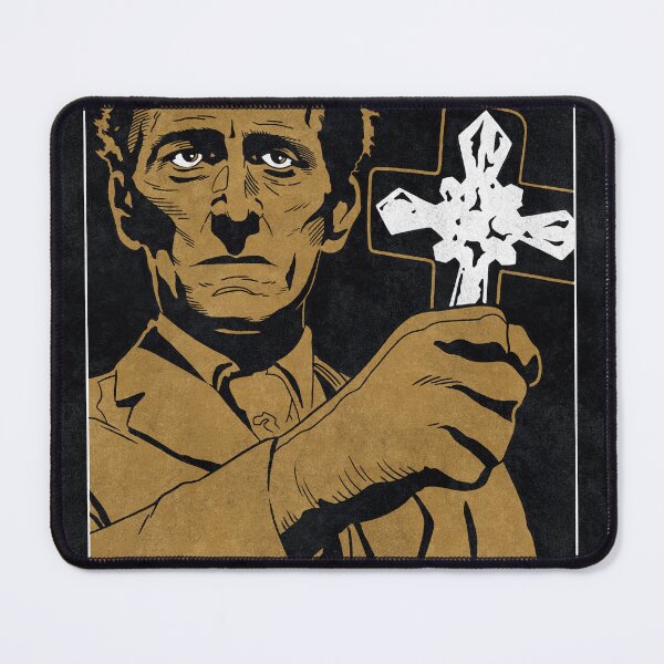 Item preview, DOCTOR VAN HELSING - The Brides of Dracula (Monochrome) designed and sold by FamousWeirdosRB.