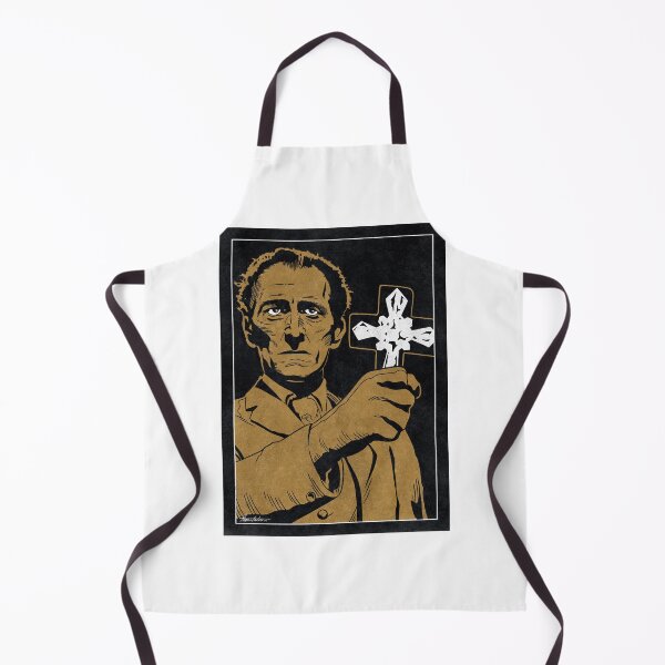 Item preview, DOCTOR VAN HELSING - The Brides of Dracula (Monochrome) designed and sold by FamousWeirdosRB.