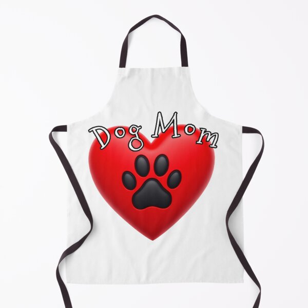 Item preview, Dog Mom Heart with a paw print. designed and sold by StickerCherry.