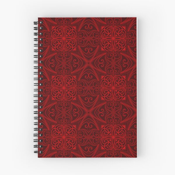 Item preview, Elaborate Repeating Scrollwork Design - Red designed and sold by Dawn Anthes.