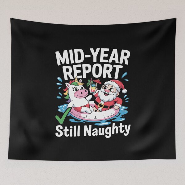Item preview, Christmas in July - Mid Year Report Still Naughty - Santa  designed and sold by Charidana.