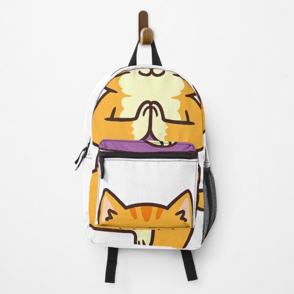 Item preview, Cute Orange Cat Practicing Yoga Pose designed and sold by KPArtzaaany.