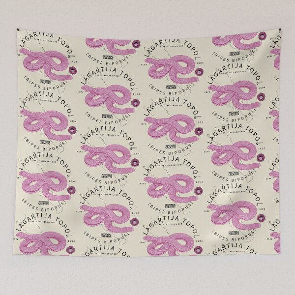 Item preview, Mexican mole lizard designed and sold by Procyonidae Creative.
