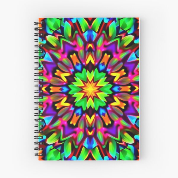 Item preview, Retro Hippie Kaleidoscope Geometry designed and sold by HLPsychDesigns.
