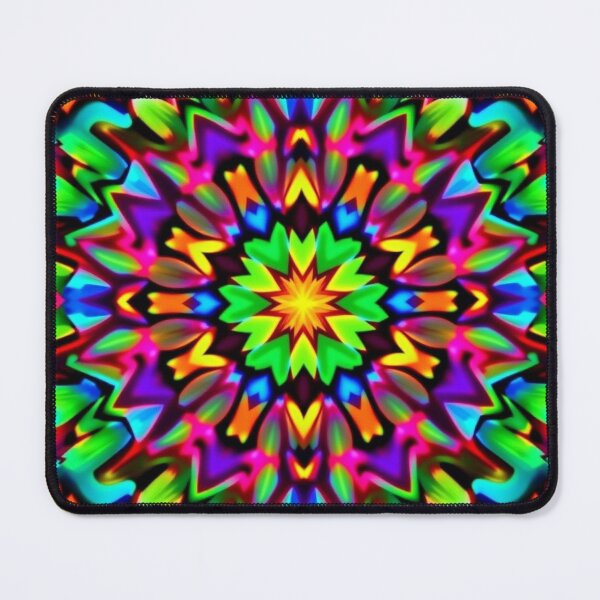 Item preview, Retro Hippie Kaleidoscope Geometry designed and sold by HLPsychDesigns.