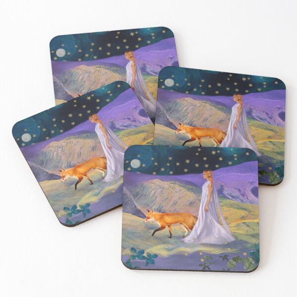 Item preview, Angel and fox designed and sold by Adela-Otani-Art.