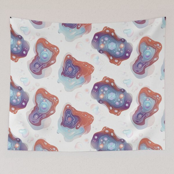 Item preview, Ethereal Biomorphism Abstract Seamless Pattern designed and sold by ColorVR.