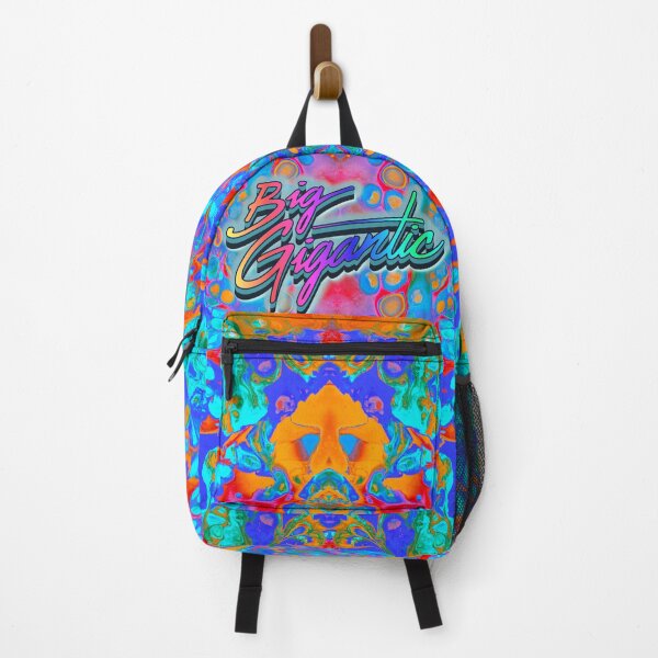 Item preview, Big Gigantic Psychedelic Neon Tie Dye Festival Fan Art designed and sold by FestDrip.