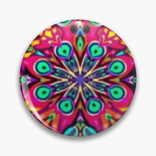 Item preview, Psychedelic Mandala Kaleidoscope Waves designed and sold by HLPsychDesigns.