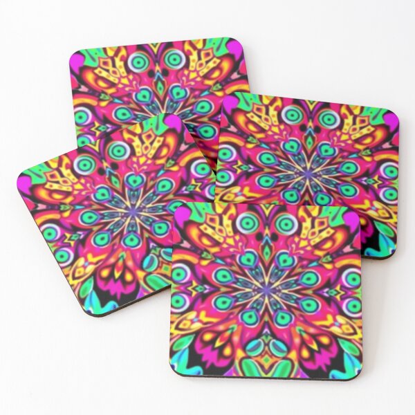 Item preview, Psychedelic Mandala Kaleidoscope Waves designed and sold by HLPsychDesigns.
