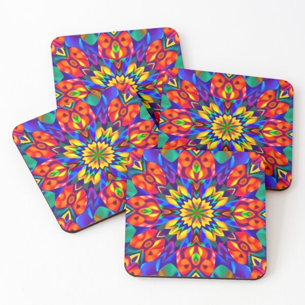 Item preview, Bohemian Retro Kaleidoscope Pattern designed and sold by HLPsychDesigns.