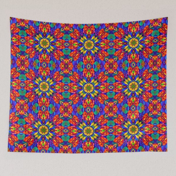 Item preview, Bohemian Retro Kaleidoscope Pattern designed and sold by HLPsychDesigns.
