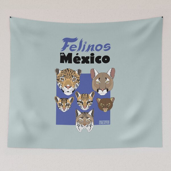 Item preview, Felines of Mexico designed and sold by Procyonidae Creative.