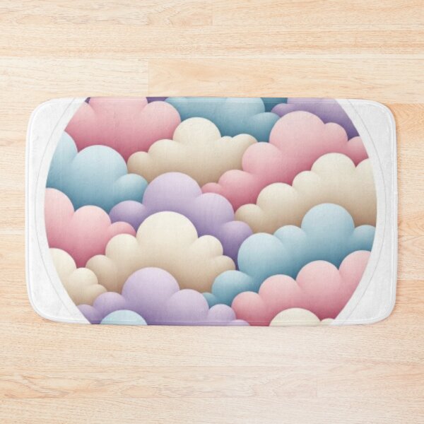 Item preview, Pastel Clouds Circle Dreamy Aesthetic Sticker designed and sold by EverMuse_0_0.