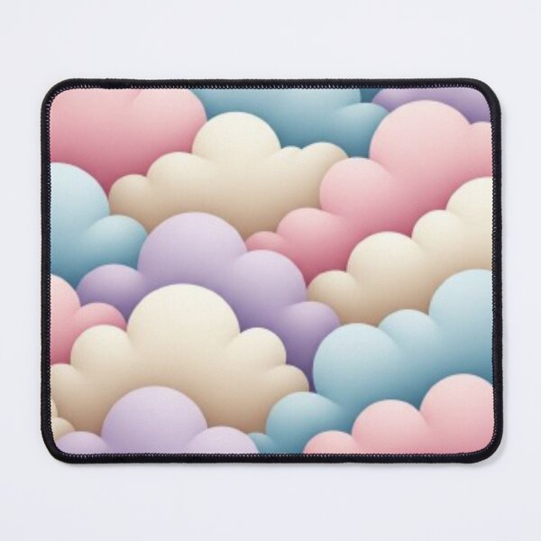 Item preview, Pastel Clouds Circle Dreamy Aesthetic Sticker designed and sold by EverMuse_0_0.