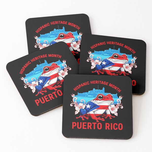 Item preview, Puerto Rico Flag Hispanic Heritage Month Boricua Rican Retro designed and sold by chris-ellis-art.