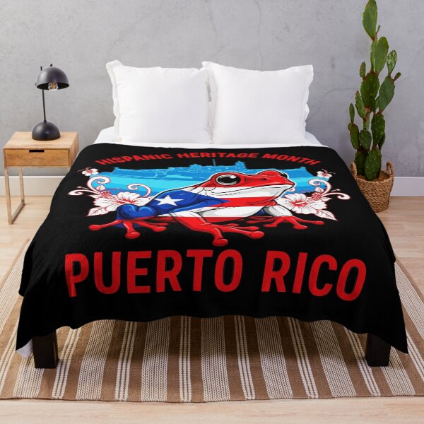 Item preview, Puerto Rico Flag Hispanic Heritage Month Boricua Rican Retro designed and sold by chris-ellis-art.