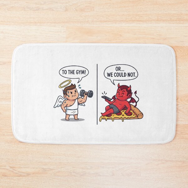 Item preview,  Angel vs Devil Gym Pizza  designed and sold by APStyles.