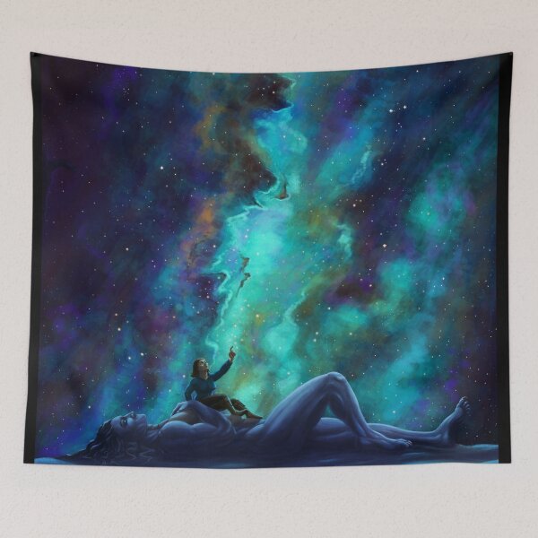 Item preview, Two Friends Under the Stars - no text designed and sold by Hybrid Miranda.