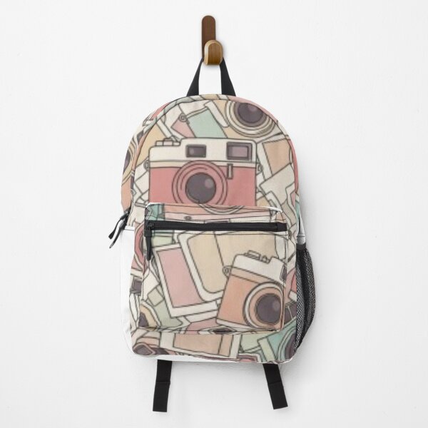 Item preview, Pastel Cameras Circle Photography Aesthetic Sticker designed and sold by EverMuse_0_0.