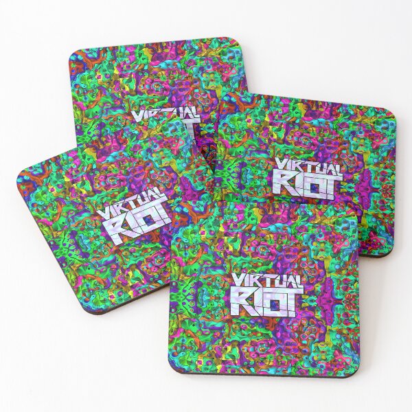 Item preview, Virtual Riot Trippy Holographic Hippie Flip Psychedelic EDM Festival Fanart designed and sold by FestDrip.