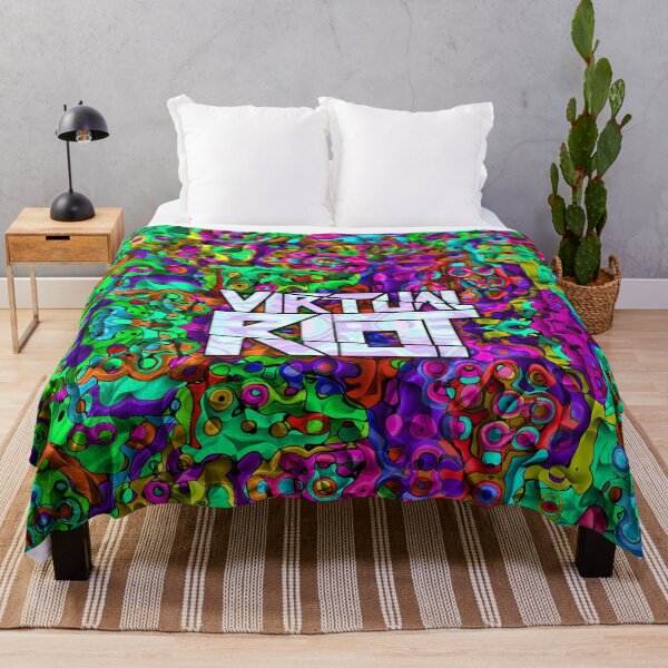 Item preview, Virtual Riot Trippy Holographic Hippie Flip Psychedelic EDM Festival Fanart designed and sold by FestDrip.