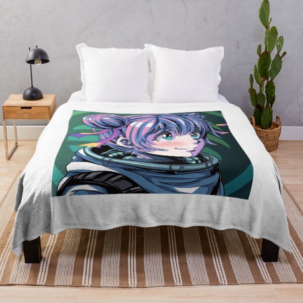 Item preview, Retro Anime Portrait – Female Cosmonaut in Space designed and sold by AirForceTuan.