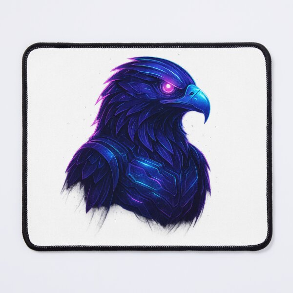 Item preview, Cyber Eagle – Futuristic Neon Bird in Cyberpunk Style designed and sold by Zyric Art.
