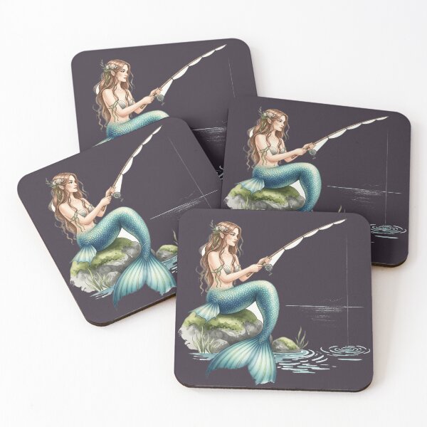 Item preview, watercolor mermaid – Fantasy illustration of a beautiful magical mermaid, high resolution PNG designed and sold by ATLANTICSHOOP.