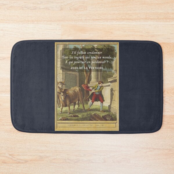 Item preview, Jean de La Fontaine: S'il fallait condamner tous les ingrats qui sont au monde, à qui pourrait-on pardonner ? designed and sold by artbleed.