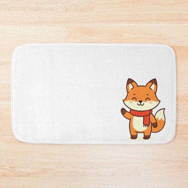 Item preview, Cute Fox Wearing Red Scarf designed and sold by KPArtzaaany.