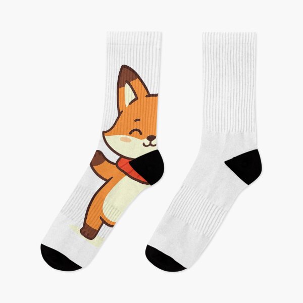 Item preview, Cute Fox Wearing Red Scarf designed and sold by KPArtzaaany.