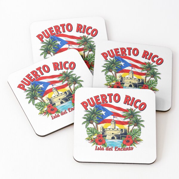 Item preview, Puerto Rico "The Island of Enchantment" Hispanic Heritage Month Gift Design Idea  designed and sold by chris-ellis-art.