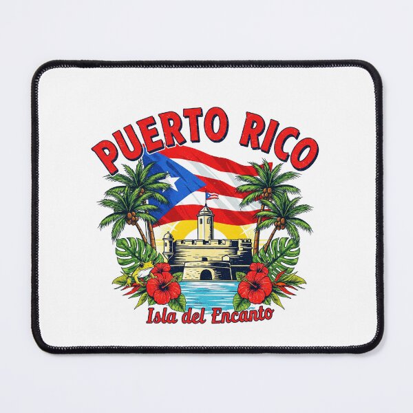 Item preview, Puerto Rico "The Island of Enchantment" Hispanic Heritage Month Gift Design Idea designed and sold by chris-ellis-art.