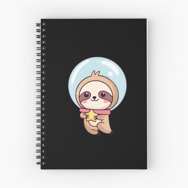 Item preview, Kawaii Chibi Sloth Astronaut – Cute Space Sloth Cartoon Illustration designed and sold by ColorSplash123.
