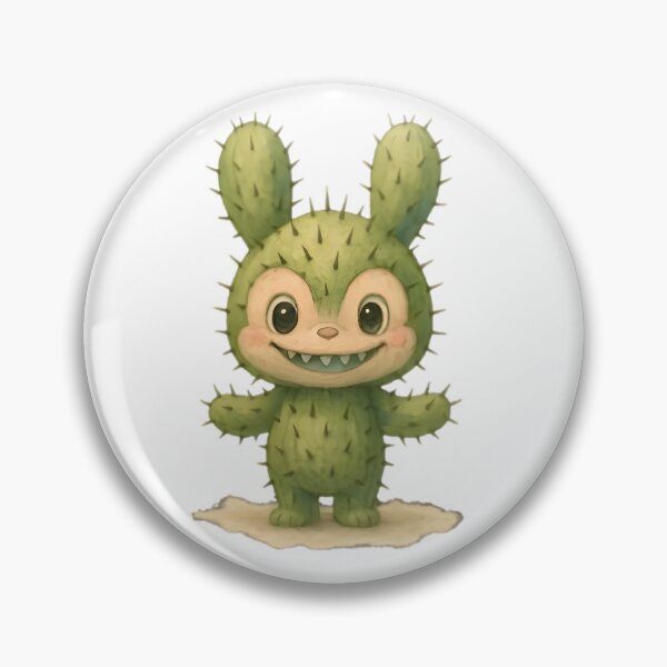 Item preview, Cute monster, cute cactus | Whimsical and fantastic watercolor character | Desert plant illustration PNG 300 dpi designed and sold by ATLANTICSHOOP.