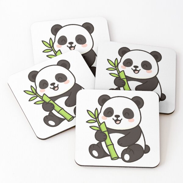 Item preview, Cute Panda Eating Green Bamboo designed and sold by KPArtzaaany.