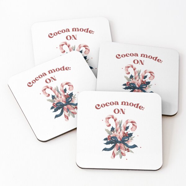 Item preview, Cocoa Mode On with Festive Candy Cane Bouquet  designed and sold by Anastasiia Yurevych.