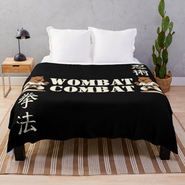 Item preview, Wombat Combat Martial Arts Australian Animal  designed and sold by pUNKnown.