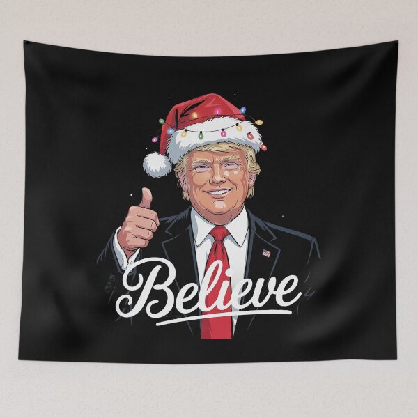 Item preview, Christmas Trump Santa Claus Bilieve  designed and sold by Charidana.