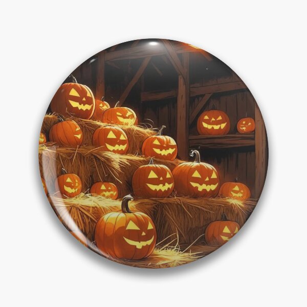 Item preview, Hayloft Pumpkins – Rustic Cottagecore Halloween designed and sold by Deezyned.